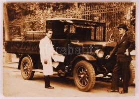 1932 Budapest Zeidl cég teherautója fotó 10x7 cm
