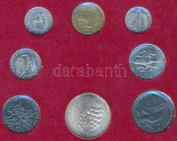 Vatikán 1971. 1L-100L + 500L Ag, 8xklf db-ból álló forgalmi szett T:1,1-
Vatican 1971. 1 Lira - 100 ...