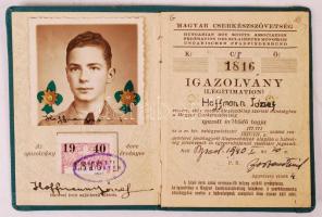 1940 Cserkész igazolvány / Scout ID