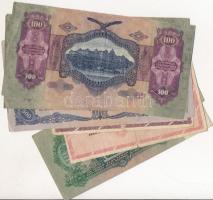 ~100db-os vegyes magyar bankjegy tétel a korona és a pengő időszakból T:vegyes