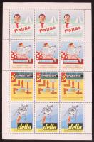 Pajtás, Kisdobos, Ezermester és Delta magazinok 1 db levélzáró kisív