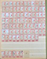 Ajánlási ragjegy-gyűjtemény, 3.450 db rendezett magyar ragjegy berakóban / Collection of 3.450 Hunga...