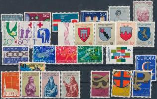 27 klf bélyeg, benne sorok, 27 diff. stamps with sets