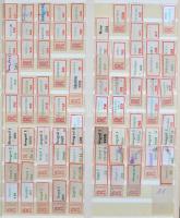 Rendkívül tartalmas ajánlási ragjegy-gyűjtemény hagyatékból, 17.450 db rendezett magyar ragjegy sok ...