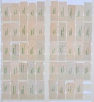 Rendkívül tartalmas ajánlási ragjegy-gyűjtemény hagyatékból, 17.450 db rendezett magyar ragjegy sok ...