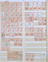 Rendkívül tartalmas ajánlási ragjegy-gyűjtemény hagyatékból, 17.450 db rendezett magyar ragjegy sok ...