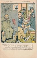 A szegény bűnös és az előkelő fogoly, Könyves Kálmán Rt. reklám / Hungarian poor and rich people, book publisher advertisement