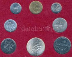 Vatikán 1973. 1L-100L + 500L Ag, 8xklf db-ból álló forgalmi szett T:1
Vatican 1973. 1 Lira - 100 Lir...