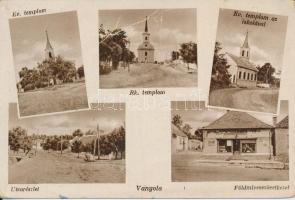 Vanyola, Templomok, földmívesszövetkezet (fa)