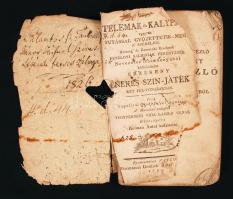 Tapoltzai Gándl József Ágoston: Telemak és Kalypso vagy is futéssal győzettetik meg a szerelem. Hertzeg Kameraki Érseknek feneloni Saligniak Ferentznek nevezetes iratmányából kölcsönzött énekes szín játék két felvonásban... Vátz. 1795. Maramarosi Gottlieb Antal. 90p. Megviselt papírkötésben