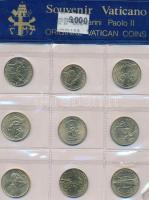 Vatikán ~1980-1990. 20L-1000L (25xklf) "II. János Pál" 3db klf szettben T:1-2
Vatican ~198...