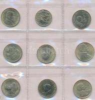 Vatikán ~1980-1990. 20L-1000L (25xklf) "II. János Pál" 3db klf szettben T:1-2
Vatican ~198...