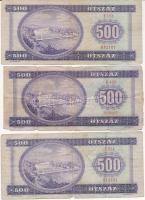 1969-1975. 500Ft (3x) T:III,III-