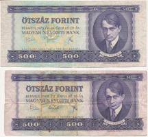 1969-1975. 500Ft (2x) T:III,IV