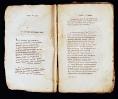 Kis János Versei. Kiadta Kazinczy Ferencz Második kötet Pesten, 1814. Trattner. 1 t. Első kiadás! 22...