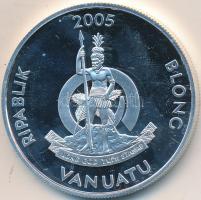 Vanuatu 2005. 50V Ag "A hajózás története - Pedro Fernandez de Quirós" T:PP
Vanuatu 2005. ...