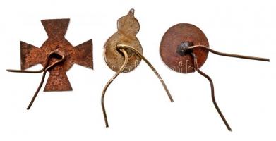 1916-1940. "Ezüst Katonai Érdemérem" + "Károly Bronz Vitézségi Érem" + "Tűz...