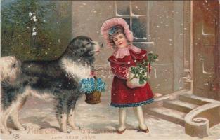 New Year, Emb. litho (EK)