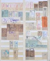 Külföldi ajánlási ragjegy gyűjtemény, 3.300 ragjegy különféle országokból, hozzá légiposta, expressz...