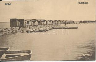 Siófok, Fürdőházak; Sámuel Adolf kiadása