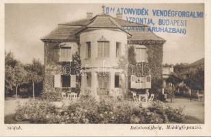 Siófok, Balatonújhely; Mihályfi-penzió