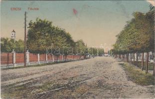 Ercsi, Főutca, Hauser Ferencné kiadása (fa)