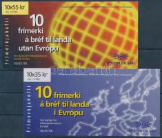 1996 Europa CEPT híres nők 2 bélyegfüzet Mi 844-845