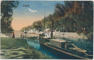 Siófok, Kikötő, a Somogy gőzhajó (EB)