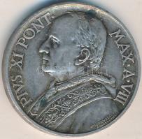 Vatikán 1929. 10L Ag "XI. Pius" T:2
Vatican 1929. 10 Lire Ag "Pius XI" C:XF
