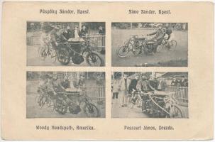 50 kilométeres motorkerékpár verseny a Millenáris versenypályán Woody Headspeth világbajnok részvételével  / 50 km motorbike championship in Hungary with Woody Headspeth