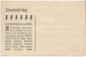 50 kilométeres motorkerékpár verseny a Millenáris versenypályán Woody Headspeth világbajnok részvéte...