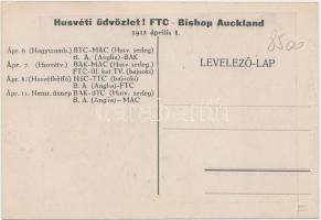 1912 Ferencvárosi Torna Club, húsvéti üdvözlet