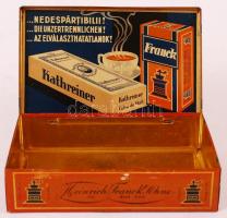 Franck kávés fém dobozka, 10x16x4 cm