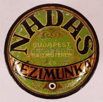 Nádas Kézimunka gombolyagtartó doboz, m: 10 cm