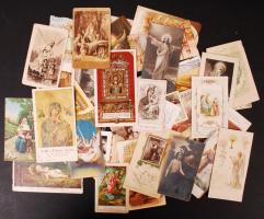 cca 1910-1940 50 db régi szentkép sok lithoval
