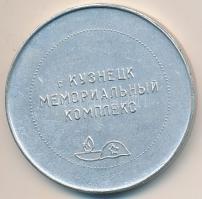 Szovjetunió DN "Kuznyeck Emlékmű Komplexum" Al emlékérem (60mm) T:2 Soviet Union ND "Kuznetsk Memorial Complex" Al commemorative medallion (60mm) C:XF