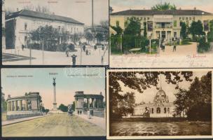 Budapest - 6 db jó állapotú régi képeslap