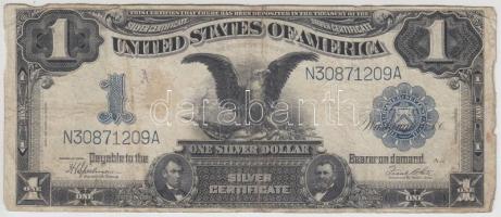 Amerikai Egyesült Államok 1899. 1$ Abraham Lincoln T:III,III- USA 1899. One Dollar Abraham Lincoln C:F,VG Krause-Pick 338/c