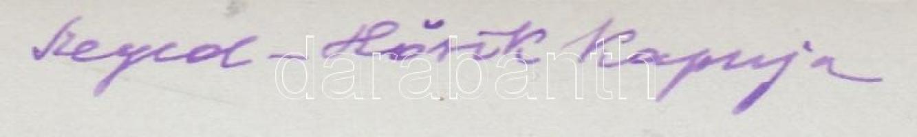 cca 1940 Kerny István (1879-1963): Szeged, hősök kapuja, katonai emlékmű, jelzetlen feliratozott kép...