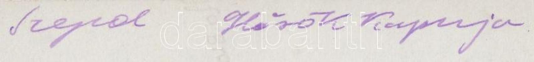 cca 1940 Kerny István (1879-1963): Szeged, hősök kapuja, katonai emlékmű, jelzetlen feliratozott kép...