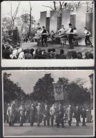 cca 1948-1955 Tiszavölgyi József: felvonulások, közös ünneplések, transzparensek, vezérek, jelmondat...