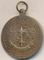 ~1930. "Középfokú Iskolák Sportköreinek Országos Szövetsége Versenydíja" Br díjérem (30mm)...