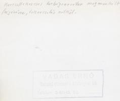 cca 1950-1960 Vadas Ernő (1899-1962): Turbógenerátor készül, pecséttel jelzett vintage fotó, felirat...