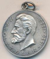 ~1940. "Matolay Elek - 1836-1883 / Tornászbajnokságok 1940" Ag díjérem (13.5g/0.800/30mm),...