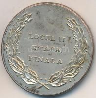 Románia 1959. "Ifjúsági Spartakiada 1959 / II. hely" ezüstözött, zománcozott Br díjérem (3...