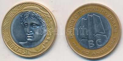 Brazília 2005-2007. 1R (2xklf) T:2
Brasil 2005-2007. 1 Real (2xdiff) C:XF