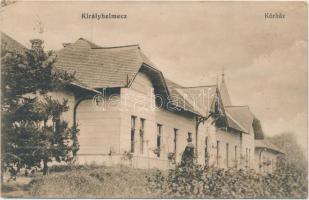 Királyhelmec, Kórház, kiadja Klein József / hospital (Rb)