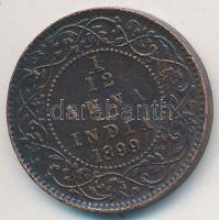 Brit-India 1899. 1/12A "Viktória" T:2 British India 1899. 1/12 Anna "Victoria" C:XF