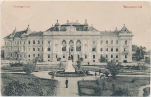 Rimaszombat, Vármegyeháza, kiadja Rábely Miklós / county hall (b)