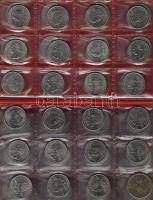 USA érdekes modern hagyaték tétel kizárólag emlékpénzekből, benne 7db 1$, 5db 1/2$, 96db 1/4$ összes...